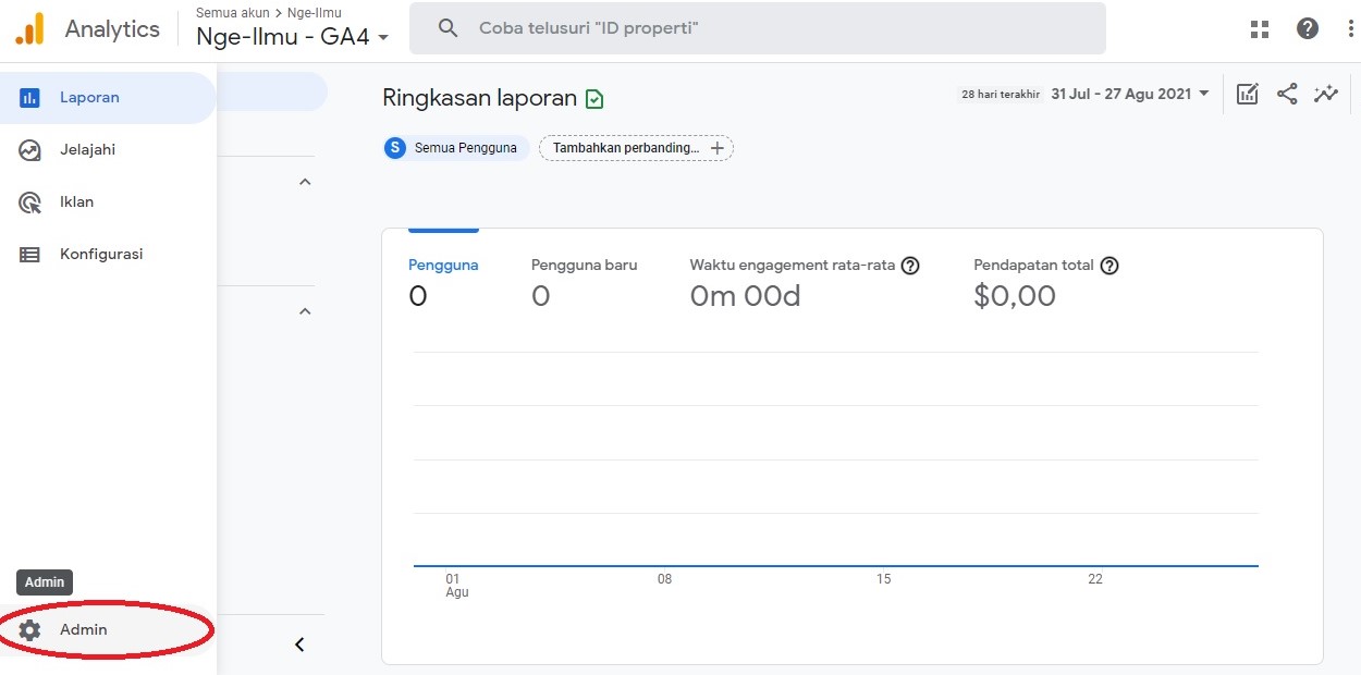 Cara Membuat Google Analytics Versi Lama - Blog SantuyNesia