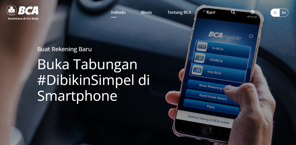 cara buka rekening bca