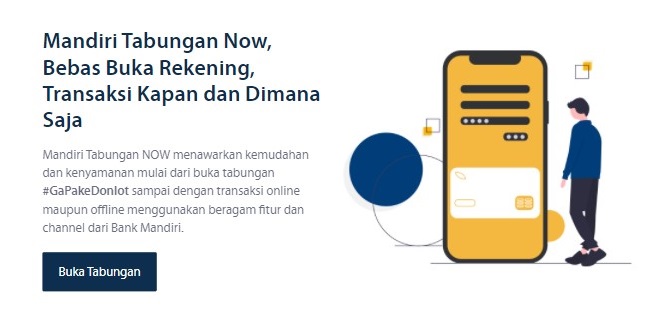 cara buka rekening mandiri