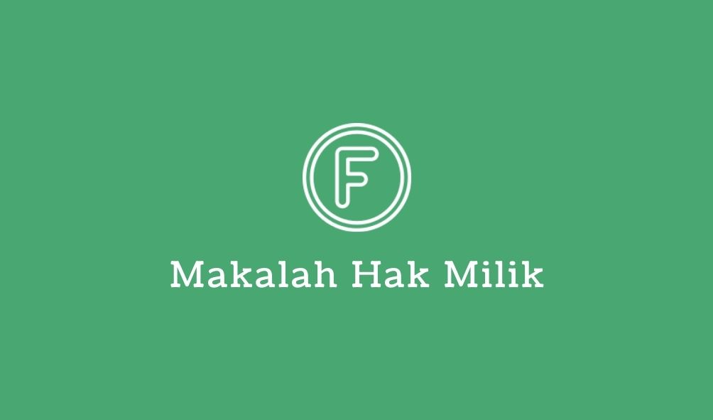makalah hak milik
