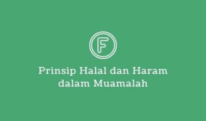 prinsip halal dan haram