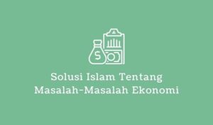 solusi masalah ekonomi
